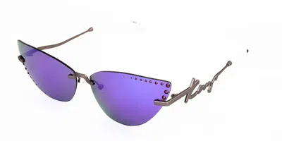 Kenzo Kz 40004u 13z Women's Sunglasses Grey Size 67