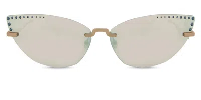 Kenzo Kz 40004u 29c Women's Sunglasses Gold Size 67