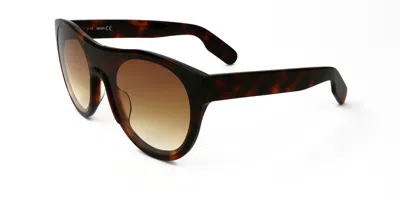 Kenzo Kz 40006i 52f Women's Sunglasses Tortoiseshell Size Standard In Brown