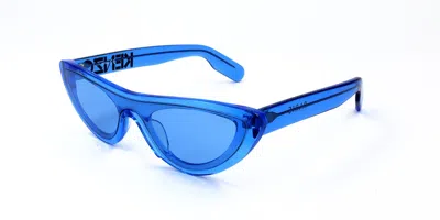 Kenzo Kz 40007i 84v Women's Sunglasses Blue Size 99