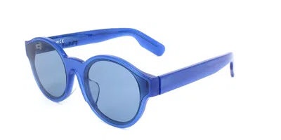 Kenzo Kz 40008f Asian Fit 90v Men's Sunglasses Blue Size 60