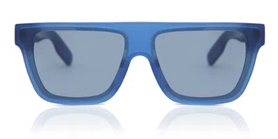 Kenzo Kz 40009f Asian Fit 90v Men's Sunglasses Blue Size 67
