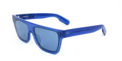 Kenzo Kz 40009i 90v Men's Sunglasses Blue Size 65
