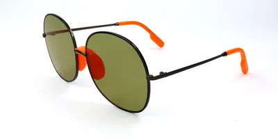 Kenzo Kz 40017f Asian Fit 97q Women's Sunglasses Black Size 60