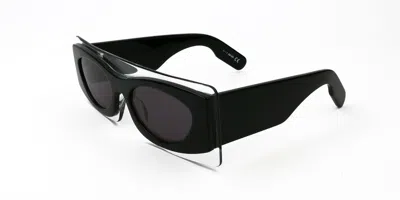 Kenzo Kz 40023i 01a Women's Sunglasses Black Size 52