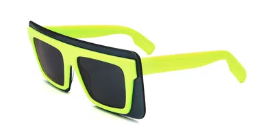 Kenzo Kz 40024i 41x Men's Sunglasses Yellow Size 53