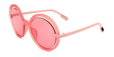 Kenzo Kz 40048u 73y Occhiali Da Sole Rosa Per Donna In Pink
