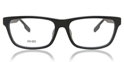 Kenzo Kz 50020f Asian Fit Men's Glasses, Black, Size 57