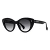 Kenzo Smoke Gradient Cat Eye Ladies Sunglasses Kz40172i 01b 50 In 01b - Black