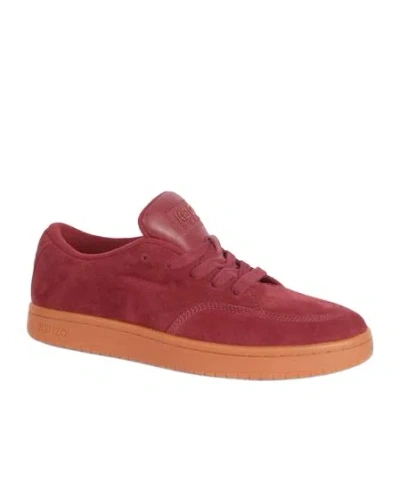 Kenzo Laced Sneakers In Red