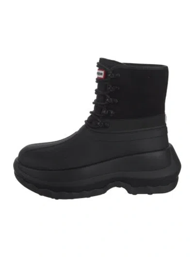 Pre-owned Kenzo Lace-up Boots In Black