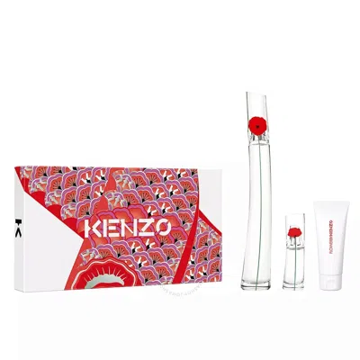 Kenzo Ladies Flower Gift Set Fragrances 3274872441668 In Black / White