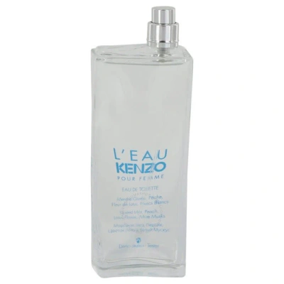 Kenzo Ladies L'eau Pour Femme Edt Spray 3.4 oz (tester) Fragrances 3274872390690 In Green / Pink / White