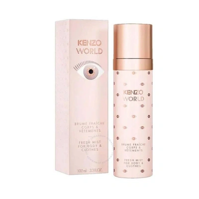 Kenzo Ladies World 3.4 oz Body Mist 3274872390096 In White