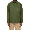 Kenzo Lapel Long-sleeved Shirt In Green