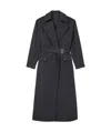 Kenzo Lapel Long-sleeved Windbreaker In Black