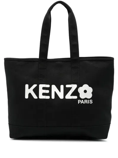 Kenzo Large ` Utility` Canvas Tote Bag