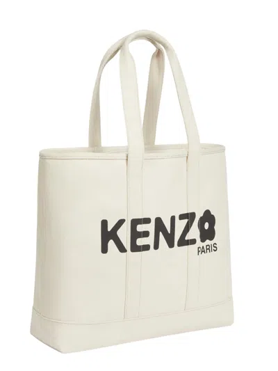 KENZO LARGE `KENZO UTILITY` CANVAS TOTE BAG