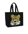 Kenzo Large Pattern Shoulder Bag In Black