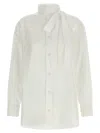 Kenzo Lavalliere Collar Shirt In Neutral
