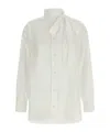 Kenzo Lavalliere Collar Shirt In White