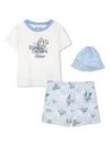 Kenzo Leaf-print Shorts Set In White