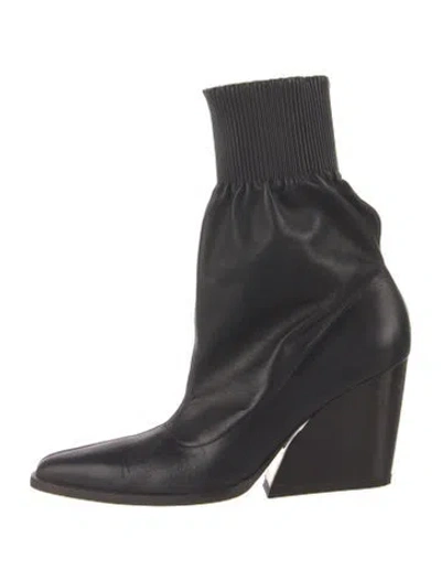 Pre-owned Kenzo Leather Boots In Blue