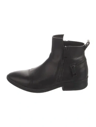 Pre-owned Kenzo Leather Chelsea Boots In Black