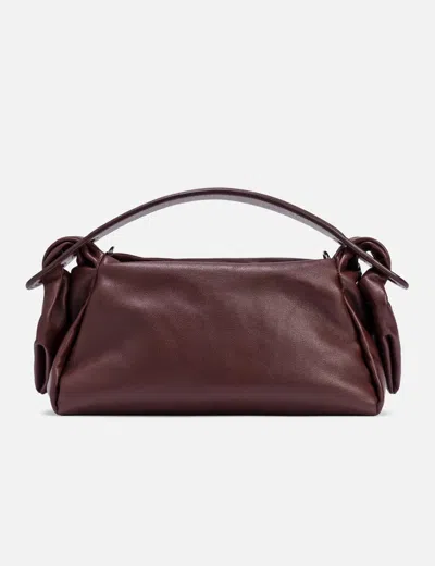 Kenzo Leather Handbag In Burgundy