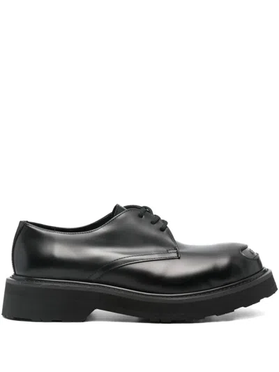 Kenzo Leather Lace-up Shoes In Black