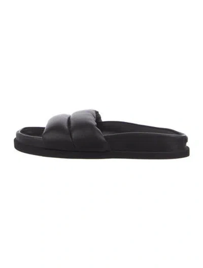 Pre-owned Kenzo Leather Mules In Black