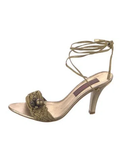 Pre-owned Kenzo Leather Sandals