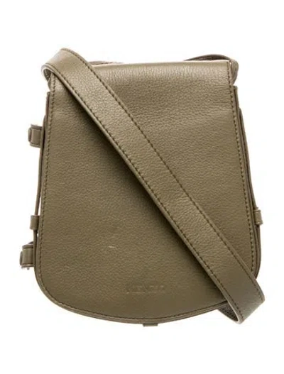 Pre-owned Kenzo Leather Shoulder Bag In Green