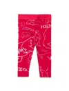 Kenzo Leggings In Fuchsia