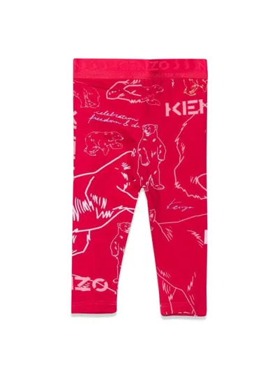 Kenzo Kids' Leggings In Fuchsia