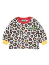 Kenzo Leopard-print Cotton Sweatshirt In Green
