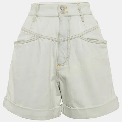 Pre-owned Kenzo Light Blue Denim Shorts M Waist 28"