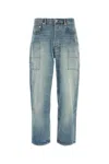 Kenzo Light Blue Monkey Jeans In Light Blue