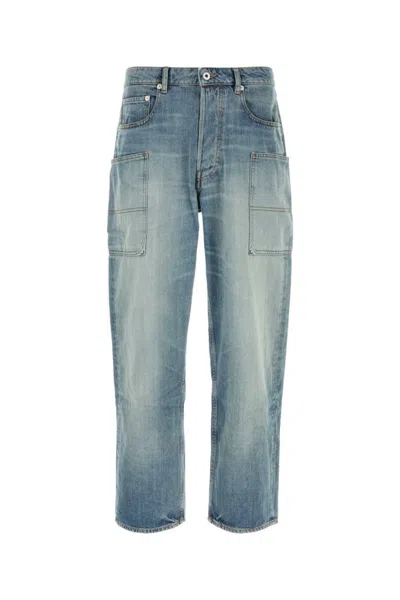 KENZO LIGHT BLUE MONKEY JEANS
