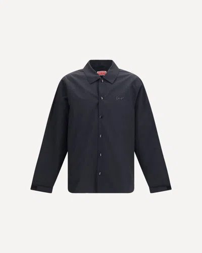 Kenzo Lightweight Cotton And Nylon Jacket In Black