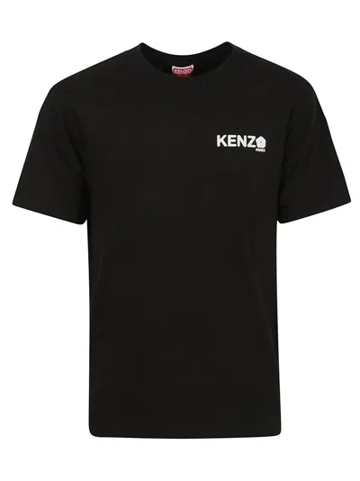 Kenzo Lightweight Jersey T-shirt With Unique Shoulder Inserts In Black