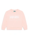 KENZO LITTLE GIRL'S & GIRL'S LOGO CREWNECK SWEATSHIRT