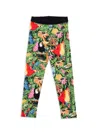 KENZO LITTLE GIRL'S & GIRL'S TROPICAL JUNGLE LEGGINGS