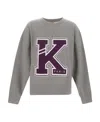 Kenzo Patches Sweatshirt In Gray