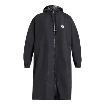 Kenzo Logo-appliqué Hooded Parka In Black