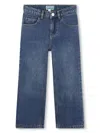 Kenzo Jeans With Application In Blue