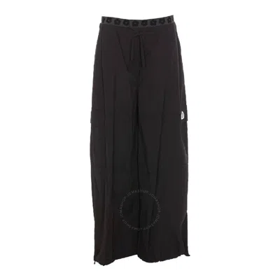 KENZO KENZO LOGO APPLIQUE WIDE LEG PANTS