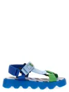 Kenzo Logo Band Sandals In Multicolor