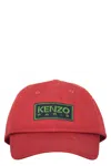 Kenzo Paris Logo Baseball Cap In Red