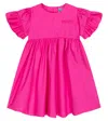 Kenzo Kleid Aus Baumwolle In Rasberry
